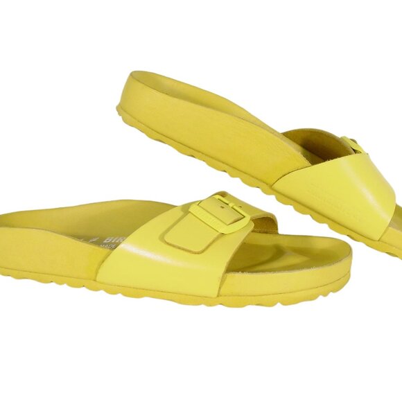 BIRKENSTOCK 1774 Madrid All Yellow Slide Sandals Women's 37/6 - Made in GERMANY - Picture 5 of 11
